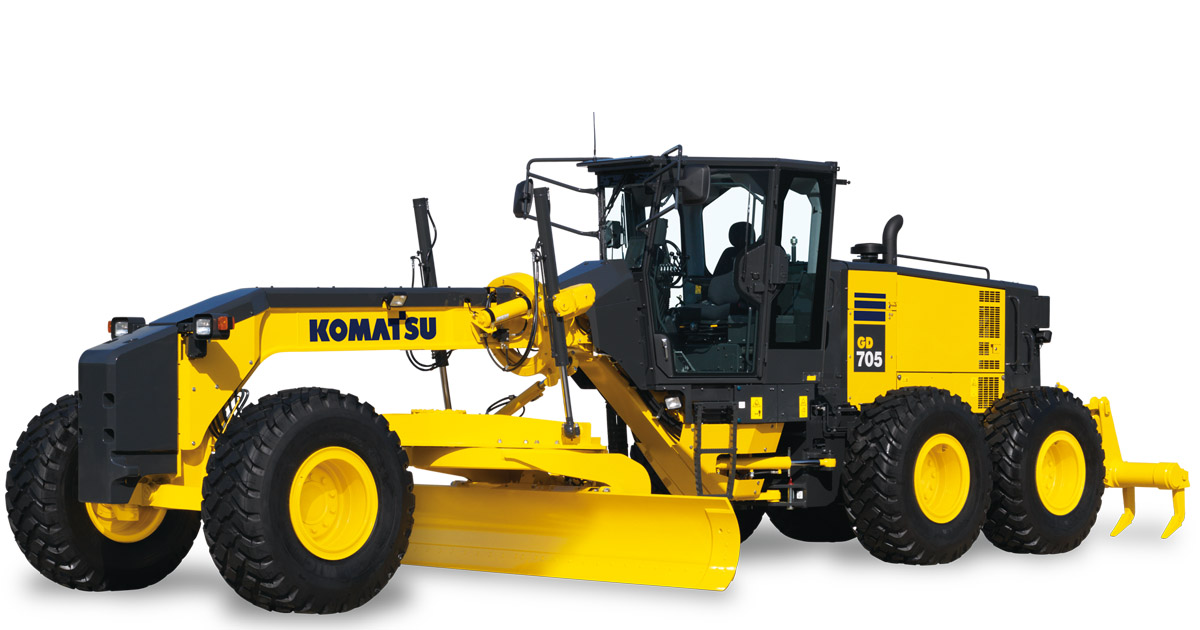 Komatsu grader clearance